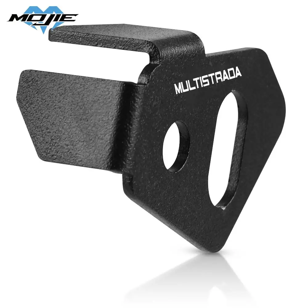 

WITH LOGO For Ducati Multistrada 1200 Motorcycle Accessories Rear ABS Sensor Protector Guard Cover CNC Multistrada1200 All Year