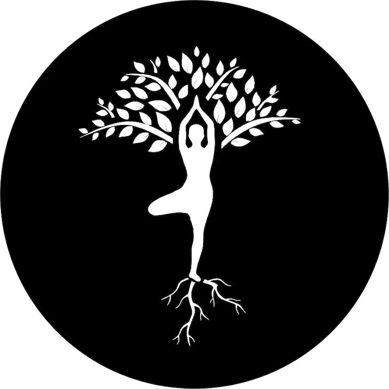 

Yoga Tree (ANY COLOR) Spare Tire COVER CAR for any Vehicle, Make, Model and Size - Jeep, RV, Travel Trailer, Camper & more