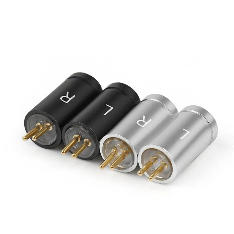 

2 PCS 0.78mm Connector Frosted Shell Earphone Plug Headphone Adapter Audio Jack For UM3X W4R UE18 JH16Pro JH11 Clear Housing