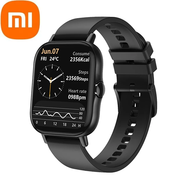 

Смарт-часы Xiaomi с Bluetooth, фитнес-трекером и сенсорным экраном