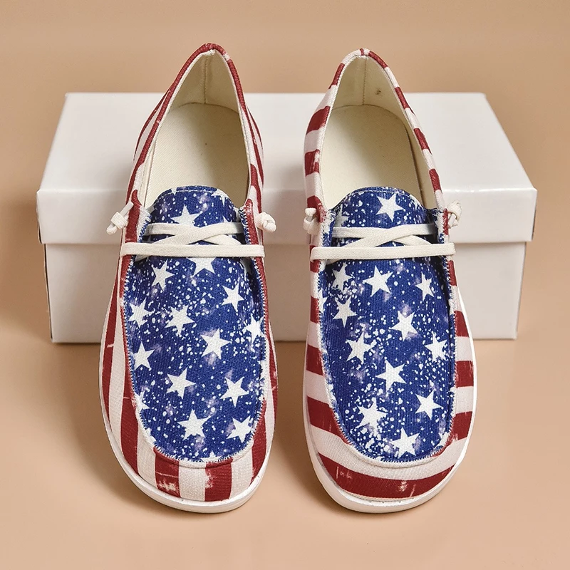 New Summer Women Canvas Shoes Fashion Breathable Flat Casual Walking Shoes Ladies Slip on Zapatill Mujer Women Vulcanize Shoes