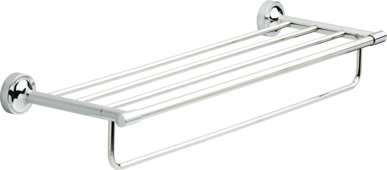 

Chandler 24" Towel Holder with Item Storage, Chrome