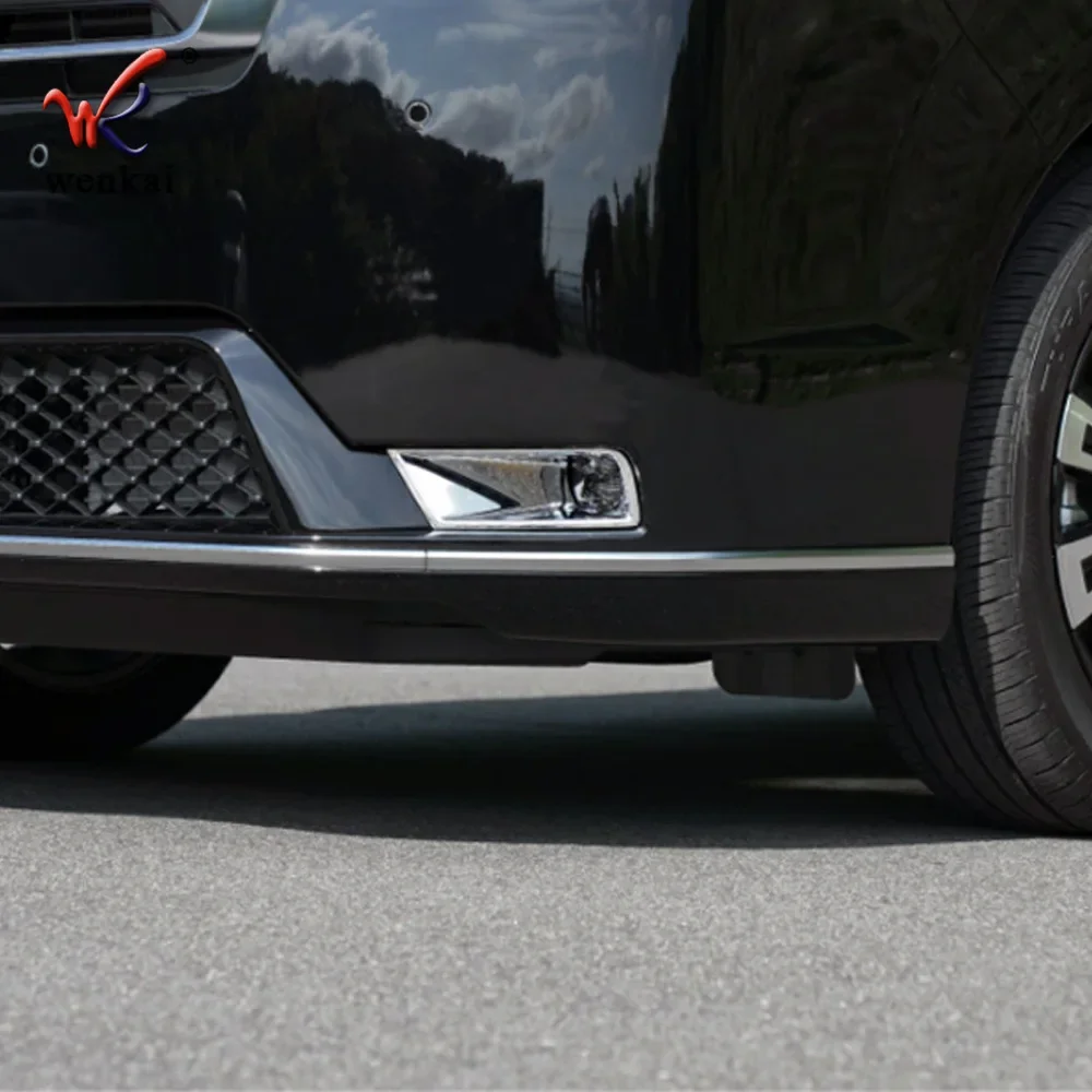 Хромированный передний бампер автомобиля противотуманная фара крышка