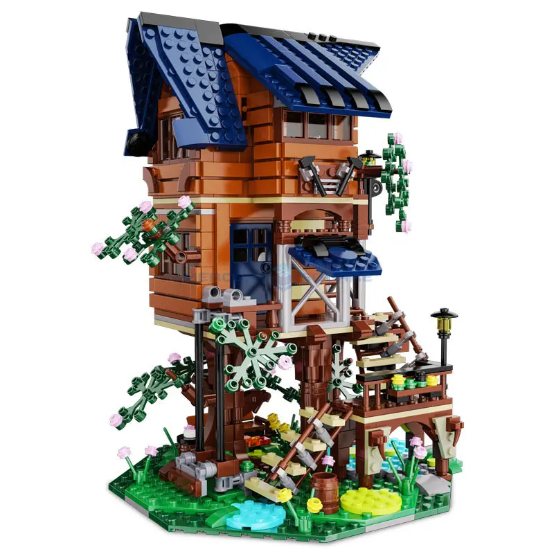 

Конструктор Four Seasons Tree House MOC C66004 идея, конструктор, природный ландшафт, архитектурные модели, блоки, игрушки, подарки для детей