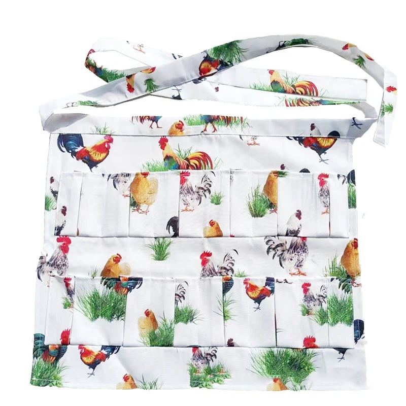 

12Cell Multifun Apron Egg Collecting Apron Durable Eggs Gathering Apron Chicken Farmhouse Farm Cleaning Tools Adult