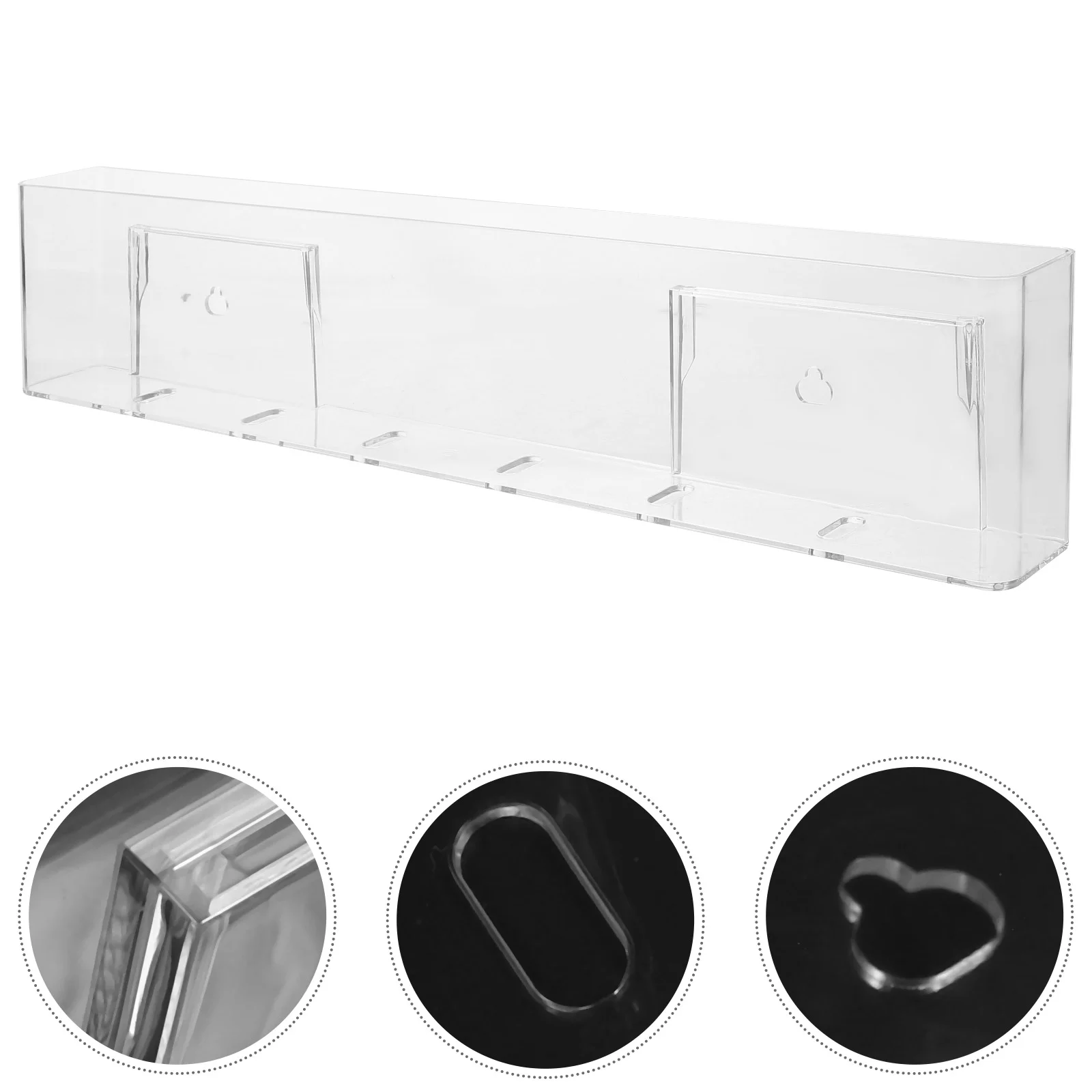 

Display Shelves Acrylic DVD Stand Rack Home Wall Hanging CD Storage Card Holder