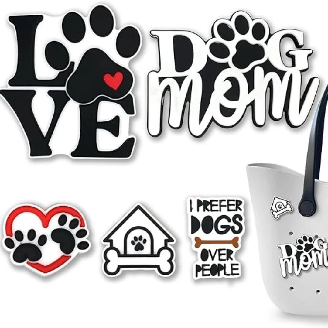 Летние подвески Mom Life Dog для сумки Bogg резиновые вставки из ПВХ аксессуары пляжная