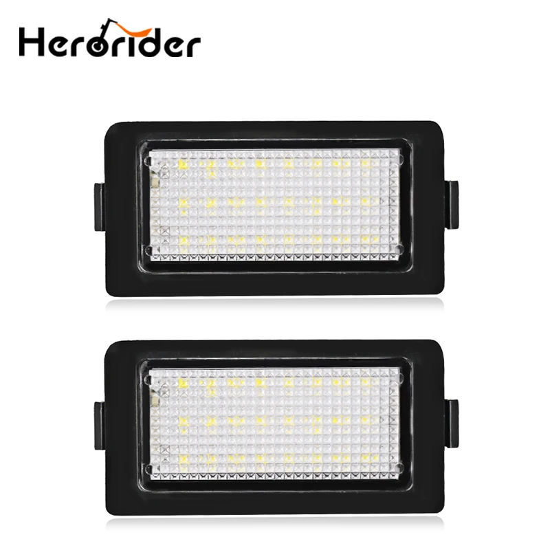 

2PCS LED Number License Plate Lamps Error Free Light For BMW E38 1995-2001 Auto Tail Lights Car Accessories для автомобиля