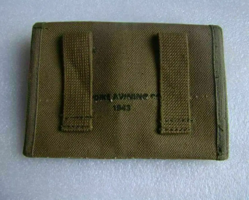 . Армейский Солдат Второй мировой войны 1943 парусиновая сумка для боеприпасов