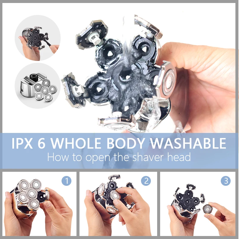 Сменная Мужская бритва для мужчин бритвенная головка искусственная 6 лезвий