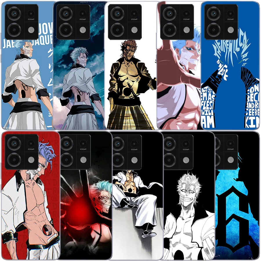 Прозрачный чехол для телефона Grimmjow Jaegerjaquez Xiaomi Redmi 12 12C 10 10A 10C 9 9A 9C 9T Note 13 Pro + 12S TPU 8 8A 7