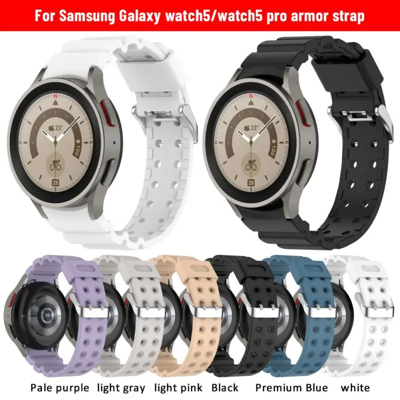 

Replacement Smartwatch For Samsung Galaxy Watch5/watch5 Wrist Strap Dustproof Fall Proof Silicone Watchband Silicone Strap