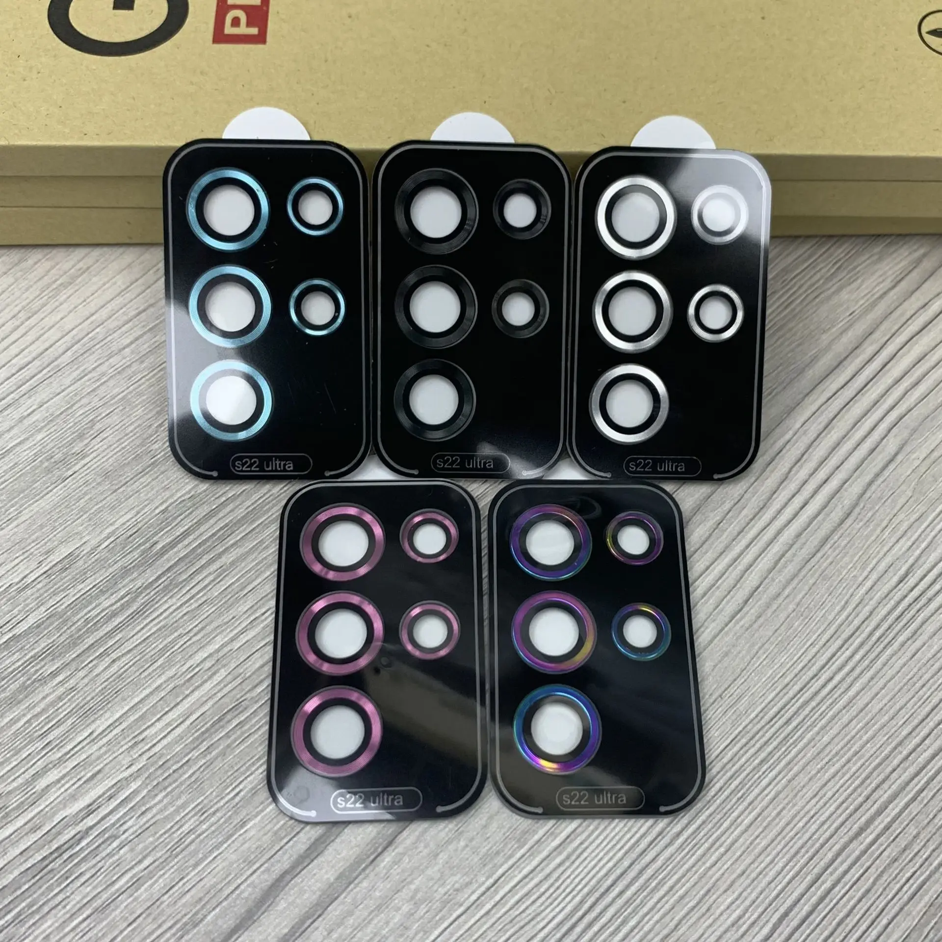 

Защитное стекло для объектива камеры, закаленное стекло для Samsung S22 Ultra Hawkeye, 50 шт.