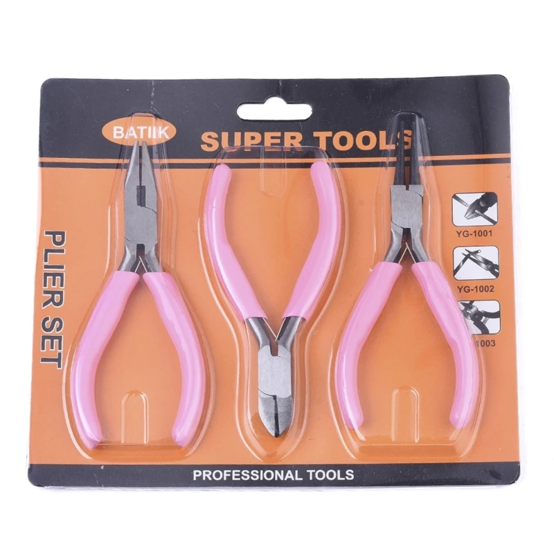 

Jewelry Pliers Sets DIY Jewelry Tools kit Round Nose Plier Wire Cutter Plier