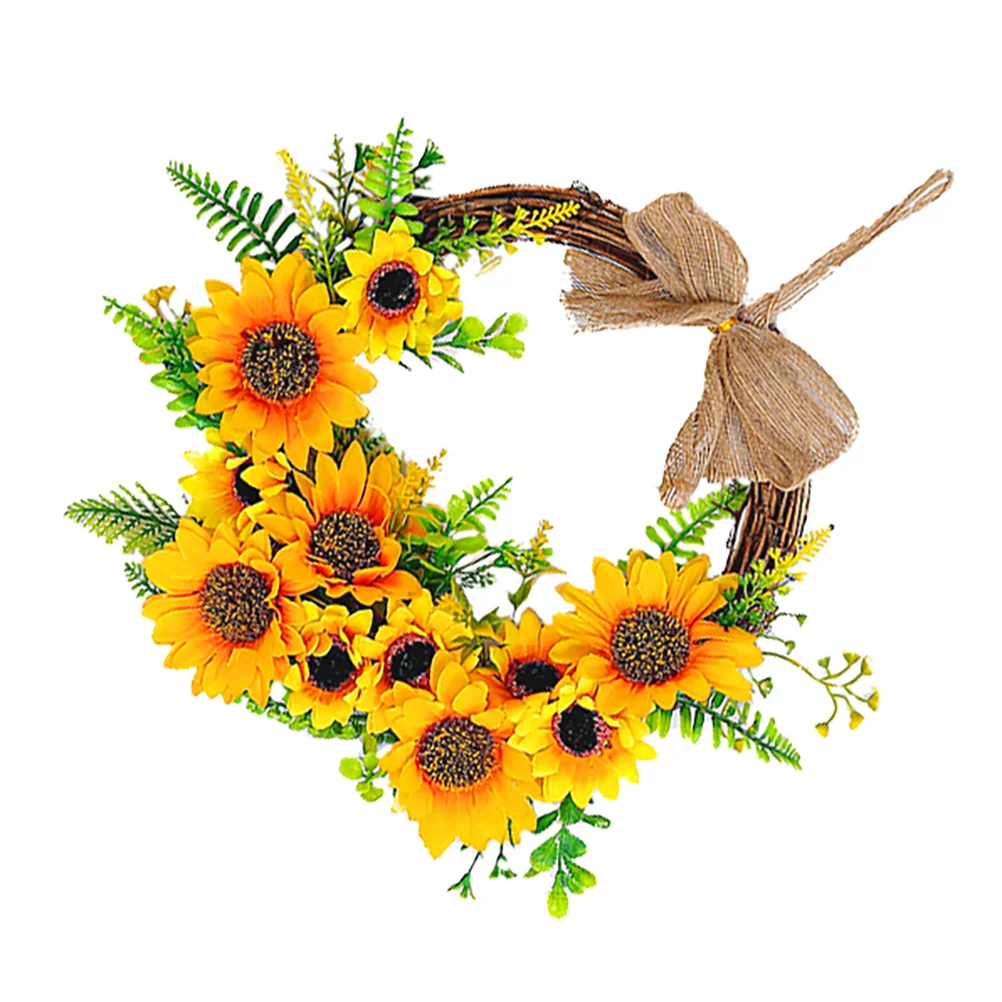 

1pc Home Wall Hanging Flower Wreath Decoration Home Wall Hanging Garland