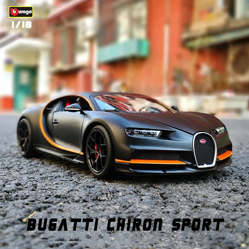

Модель спортивного автомобиля Bugatti chiron Bburago, 1:18