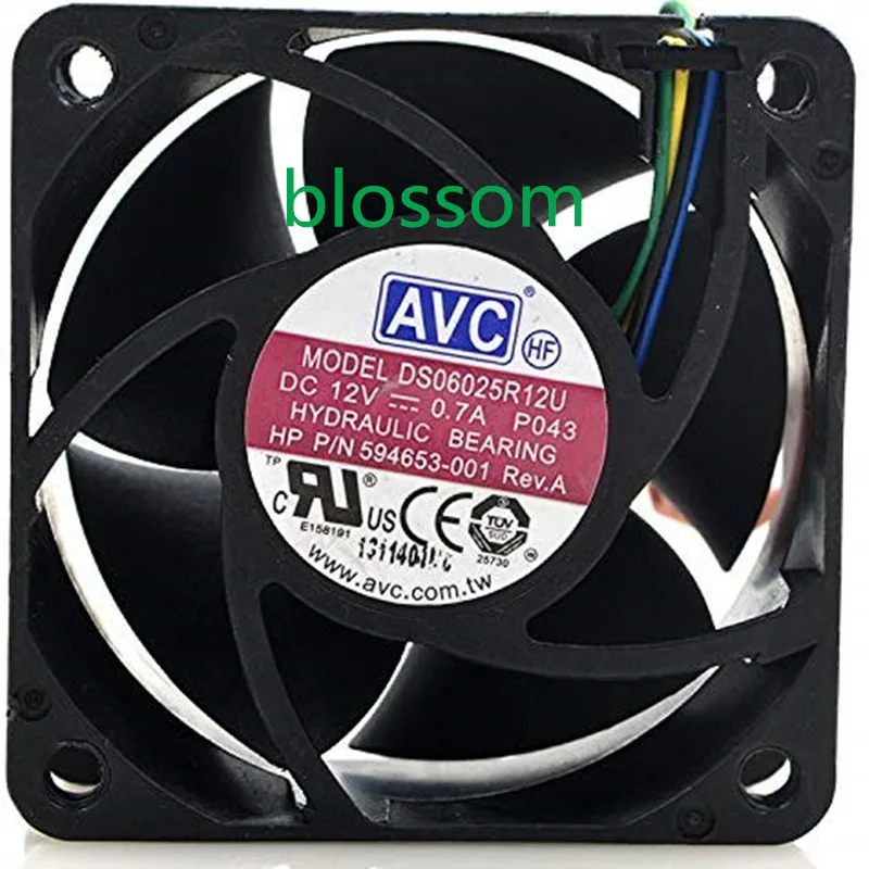 DS06025R12U 6025 12В 0.26A 6 см 4-проводной ШИМ Вентилятор охлаждения сервера DS06025R12U 6025 12В 0.26A 6 см 4-проводной ШИМ Вентилятор охлаждения сервера