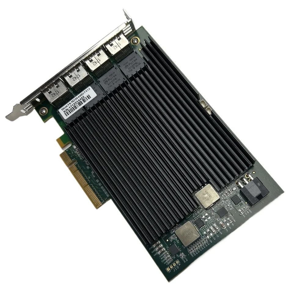 Фото Четырехпортовая 10-гигабитная сетевая интерфейсная карта сервера X540-T4 01KM586 №1