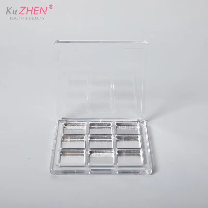 11Styles Empty 4/9/12Grids  Eyeshadow Case Palette Eye Makeup Storage Dish For Women Girls Makeup Beginners DIY Eye Shadow Tool images - 6