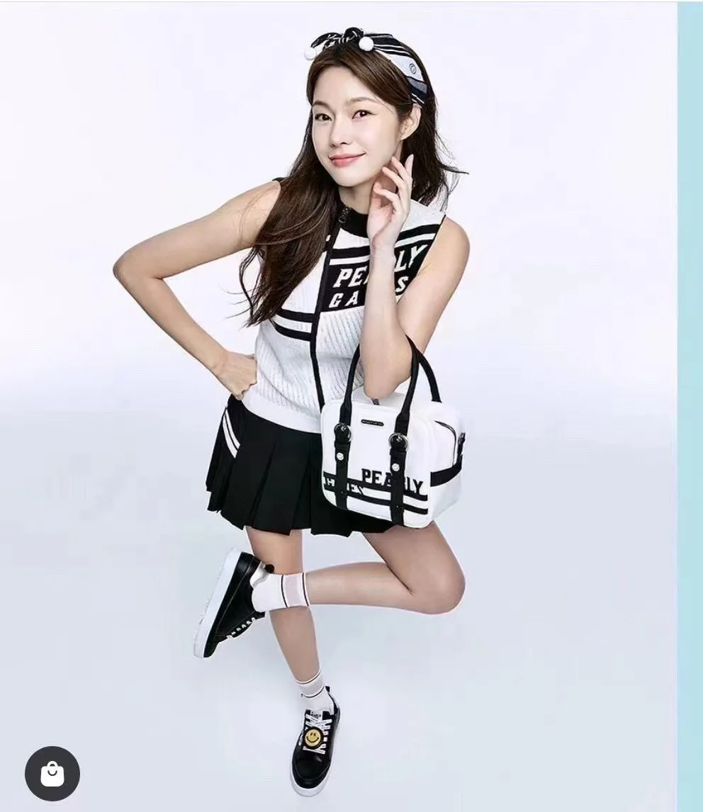 New PG Golf fashion hand Bill of Lading shoulder bag Versatile waterproof leather outdoor sports leisure large capacity handbag