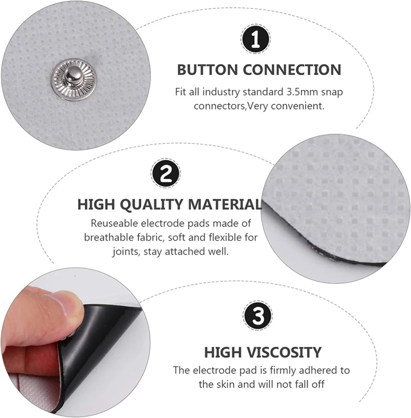 5x5 см десятки блоков 4 шт. сменные детские накладки накладок для электротерапии