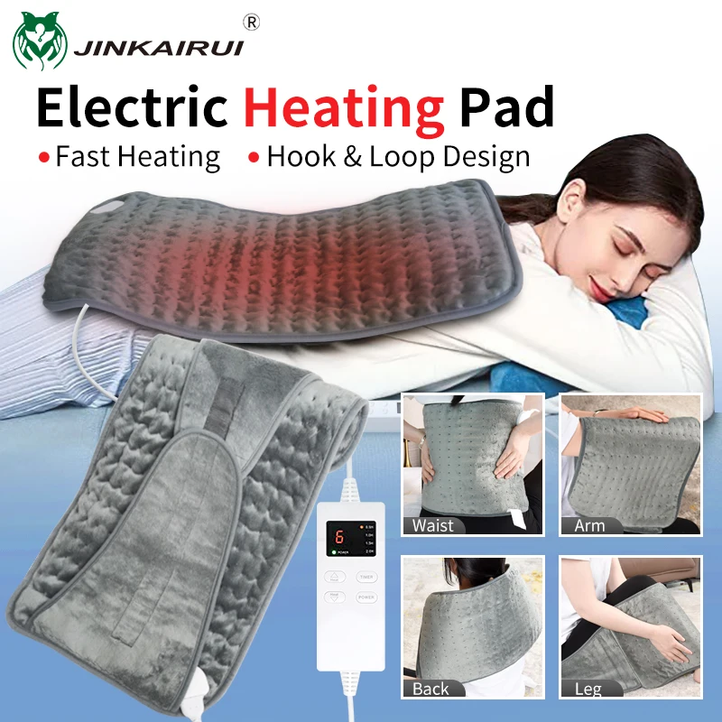 

Jinkairui Body Massage Pad Hot Pack Electric Heating Home Wormwood Warm Uterus Compress Packet Physiotherapy Waist Back Massager