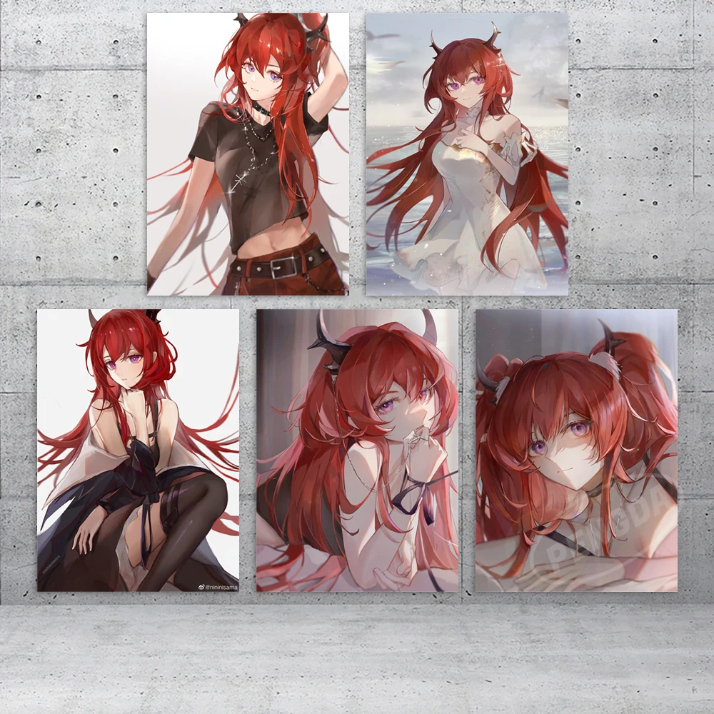 

HD Wall Artwork Arknights Modular Surtr Pictures Modern Canvas Prints Christmas Gift Painting Game Decor Home Living Room Poster