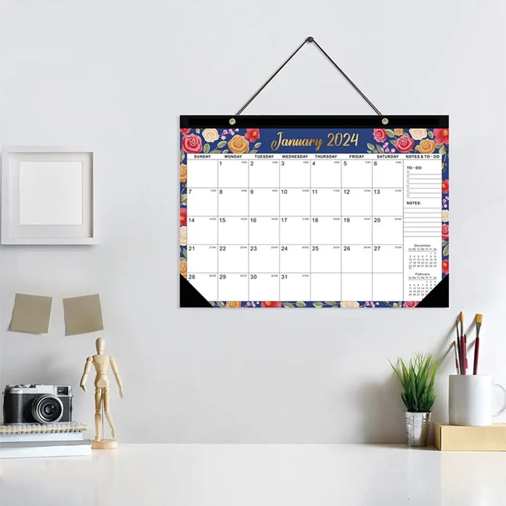 

Agenda Organizer 2024 Large Wall Calendar Schedule Planner Time Planning Calendar Planner Daily Schedule 18 Months