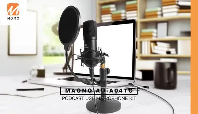 

Professional Metal Voice Recording Usb Condenser Studio Microphone