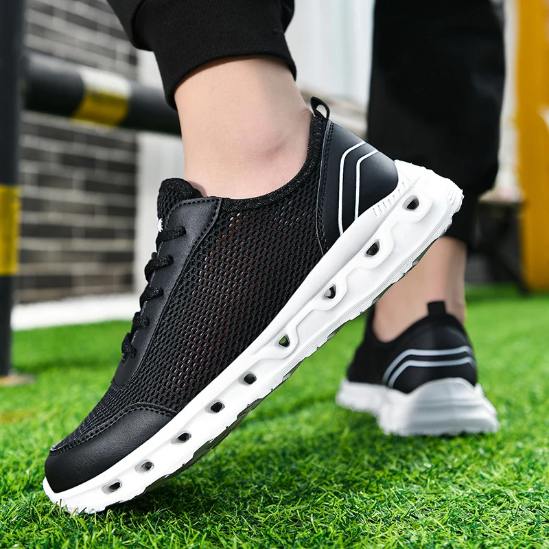 Brand New Men's Plus Size Comfortable Running Shoes Casual Sporty Lightweight Fashion Sneakers Breathable Sport Gym Tennis Shoes