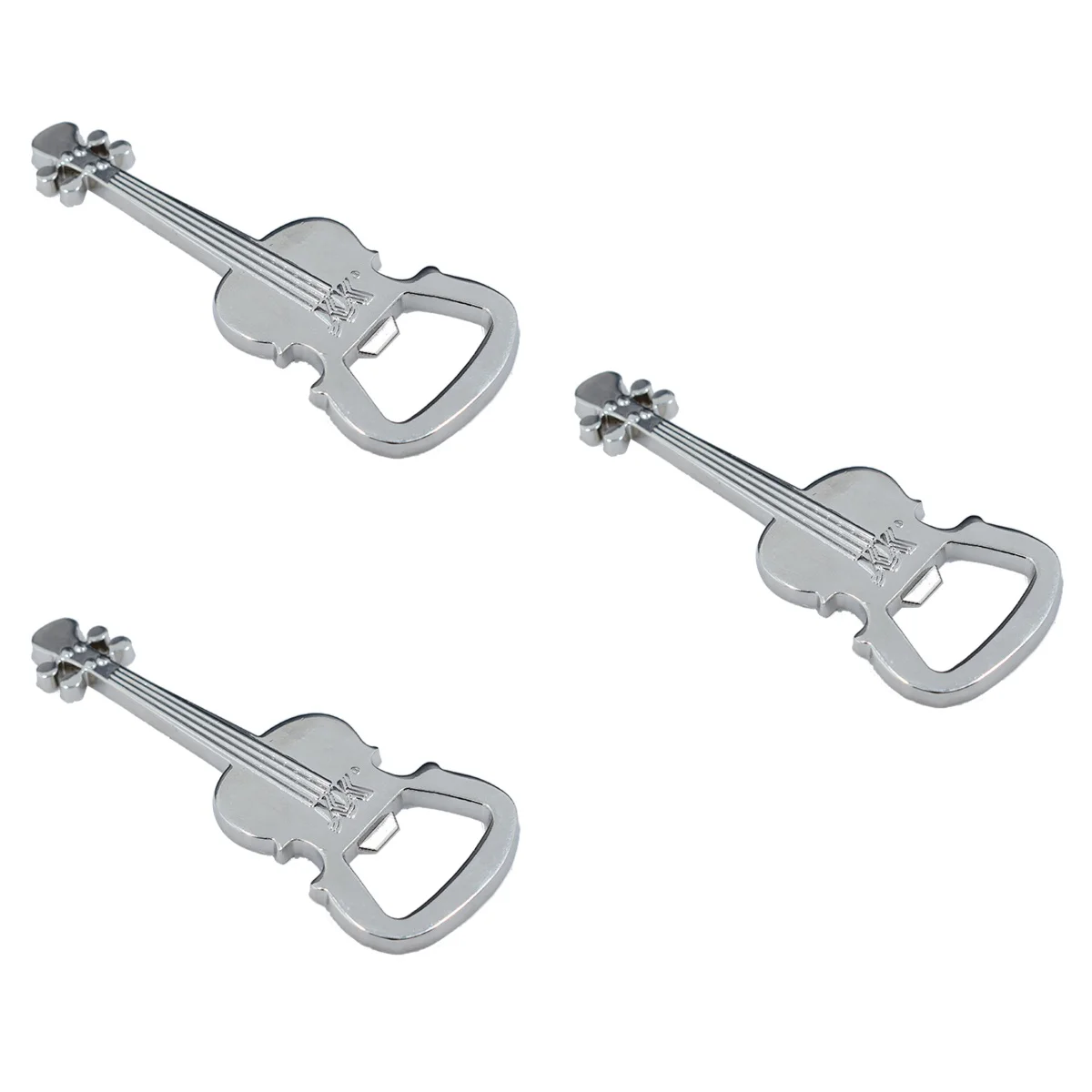 

3 Cool Bottle Openers Jar Opener Guita Opener Metal