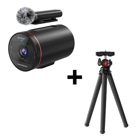 Беспроводная потоковая камера 1080P, веб-камера с сенсором Sony, EMEET Streamcam One, мультикамера с микросхемами для Youtube/Twitch/Facebook