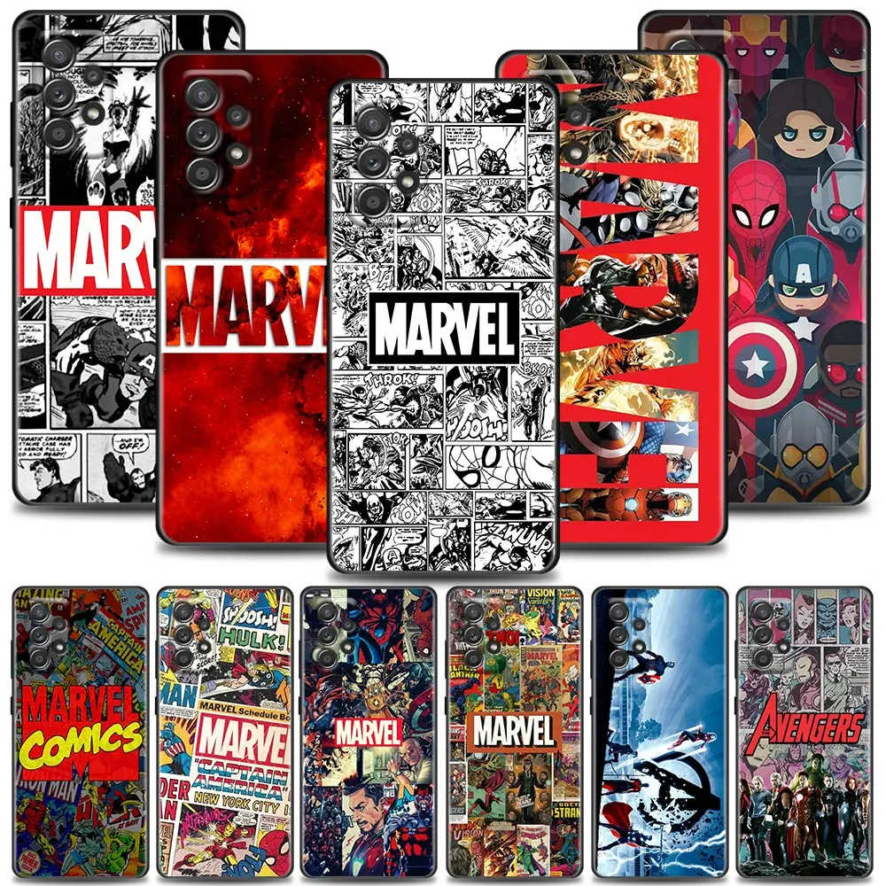 

Avengers Marvel Comics Thomas Funda Coque Case for Samsung A01 A02 A03s A11 A12 A13 A21s A22 A31 A32 A41 A42 A51 4G 5G Case Capa