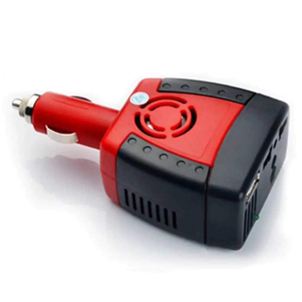 

150W Car Power Inverter DC 12V To AC 220V USB 5V Auto Charger Adapter For Laptop