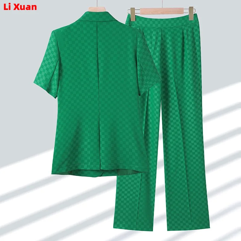 New Elegant Women Formal Suits For 2023 Summer High Quality Fashion Slim Casual Blazer And Pants Office Ladies Work Wear