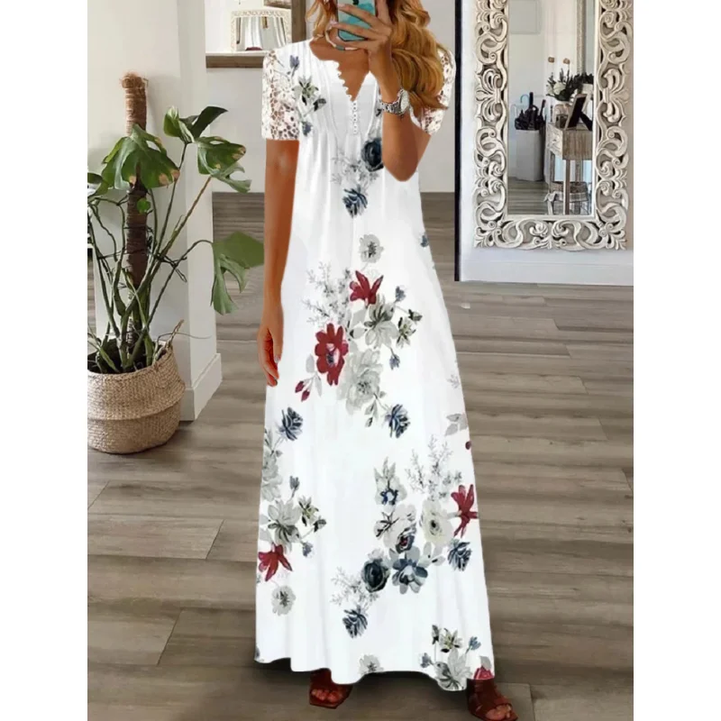 Рисунок 2 - Женское платье-трапеция с V-образным вырезом