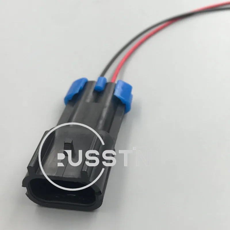 1 комплект, водонепроницаемая вилка автомобильного вентилятора с 2 отверстиями, автомобильный жгут проводов, разъем переменного тока в сборе 15300027 15300002