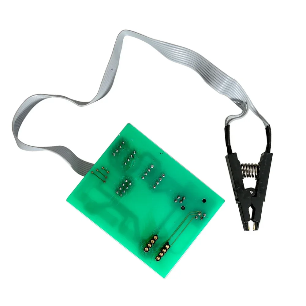 Адаптер платы EEPROM 8 Soic Clip для Xprog V5.60/V5.70/V5.84/V5.86/V6.12 UPA Green V1.3 Зеленый адаптер печатной