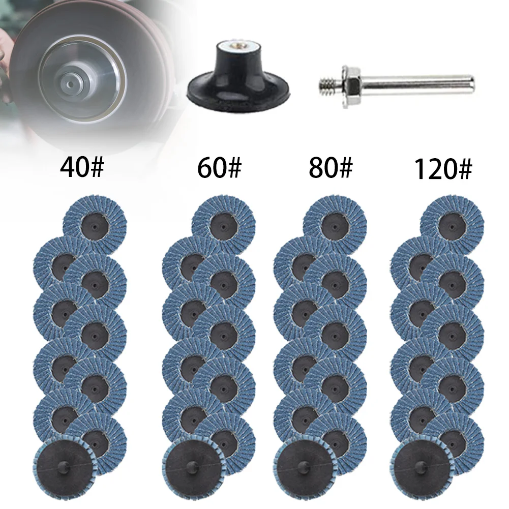 

Абразивные диски 40/60/80/120 #, 2 дюйма, 40 шт.