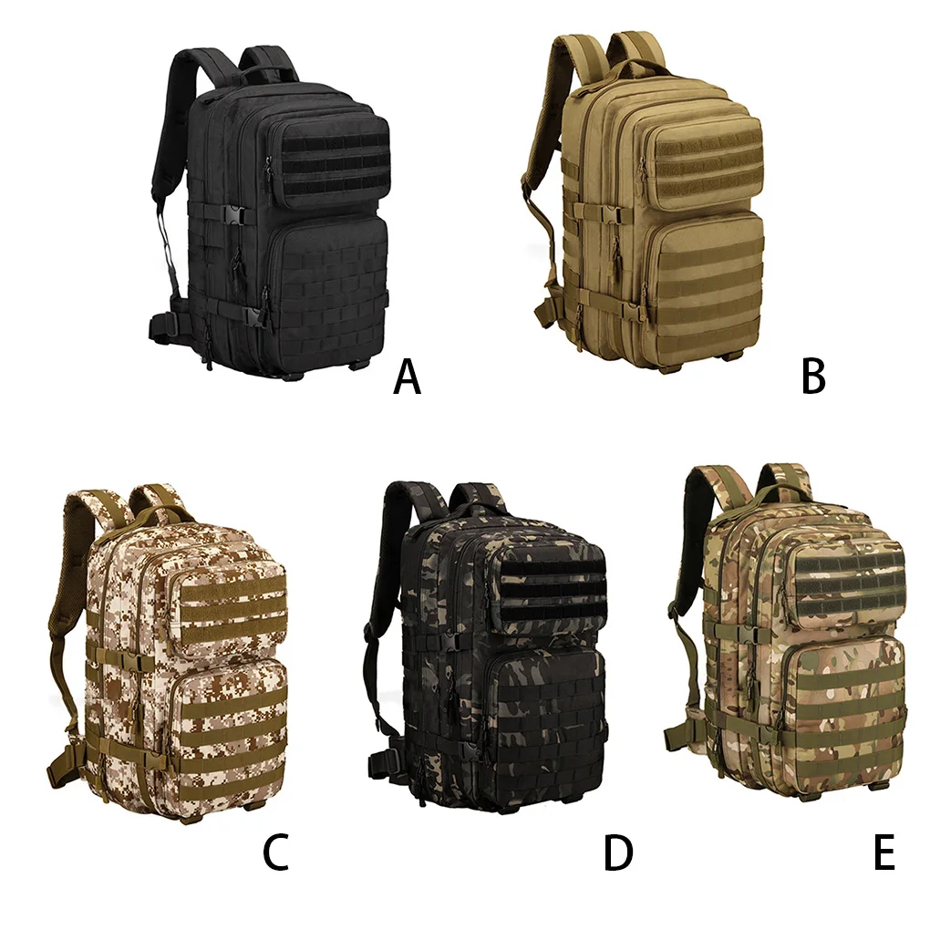 

Camping Backpack Men Travel Bag Multifunction Climbing Rucksack Assault Shoulder Three-Day 45L Large Capacity Brown