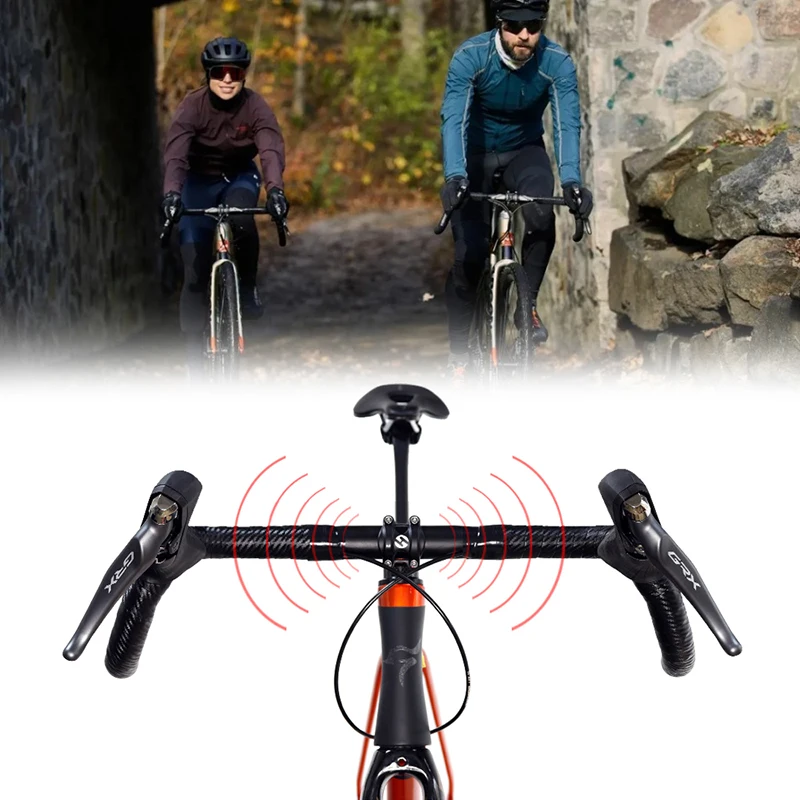 

1PC Ultra -light Carbon Fibre Handlebar Exotropism Handle Bar MTB Road Bike Stronger Pressure Resistance Shockproof Handlebars