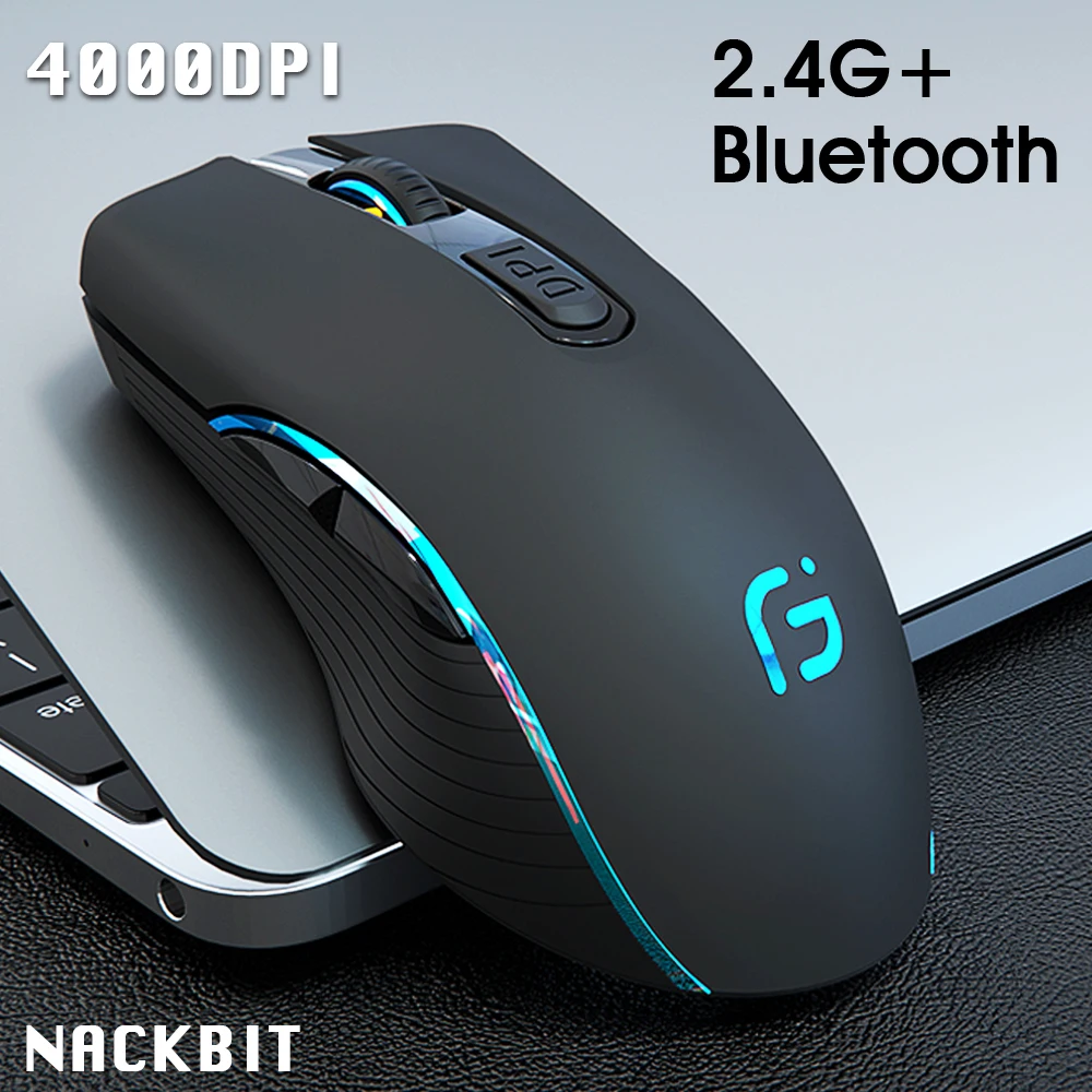 

Мышь компьютерная беспроводная аккумуляторная Бесшумная эргономичная, 4000 DPI