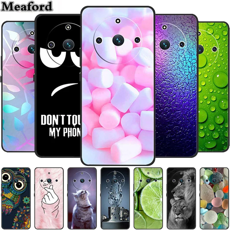 Модный чехол для телефона из мягкого силикона и ТПУ Realme 11 Pro +