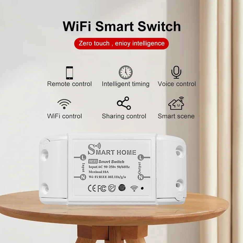 DIY Smart Wireless Remote Switch Home Automation Control Relay Life/Tuya eWelink for Alexa Google |