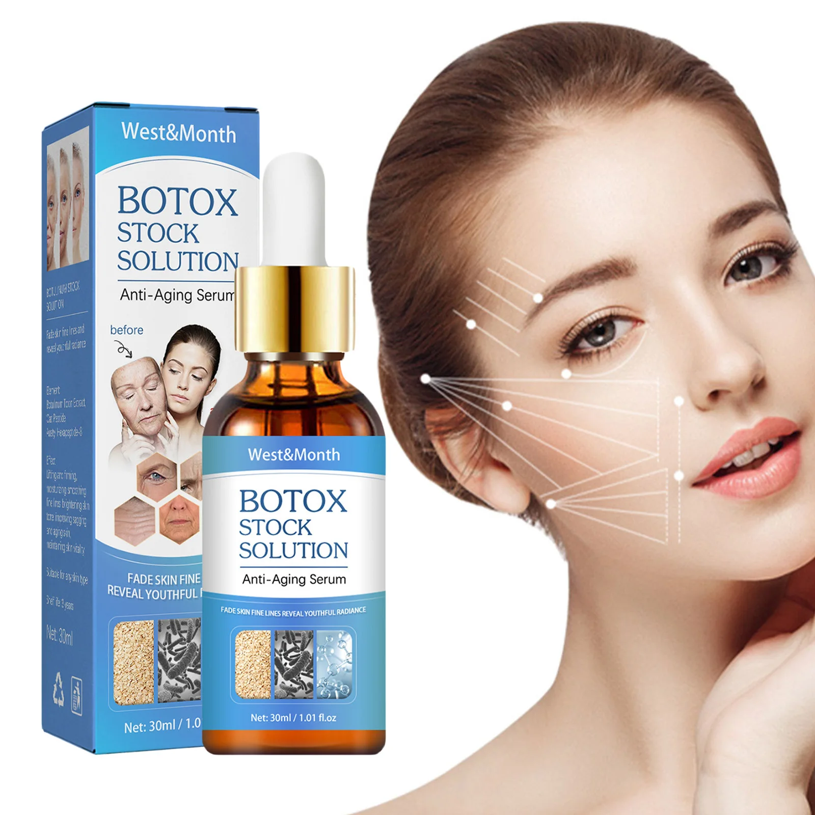 

Face Essence Anti-aging Serums Essence Hydrating Facial Skin Care Products For Women Reduces Wrinkles And Fine Lines 30ml