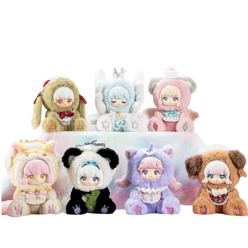 MINISO натуральная Nini Baby Animal Party Series плюшевая кукла слепая коробка модная орнамент