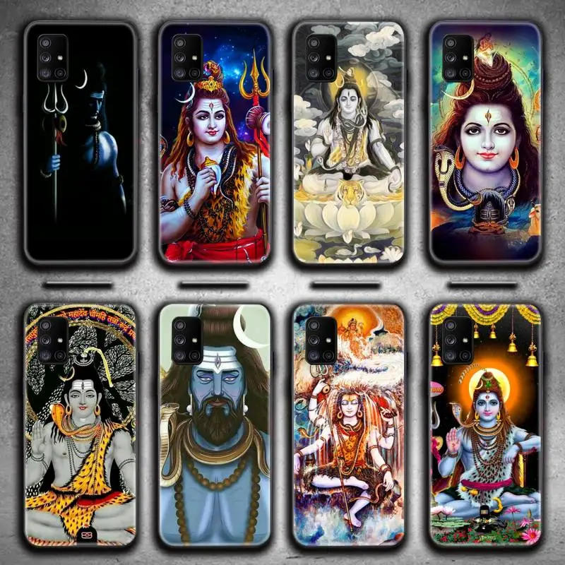 

Indian god Lord Shiva Phone Case For Samsung Galaxy A52 A21S A02S A12 A31 A81 A10 A30 A32 A50 A80 A71 A51 5G