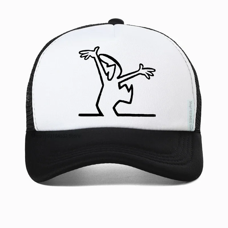 Happy Fashion Golf Hat La Linea The Line Osvaldo Cavandoli TV Мужчины Женщины Стиль Бейсболка Регулируемые
