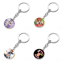 new anime game keychain personality cute character pendant keychain time photo jewelry accessories gift
