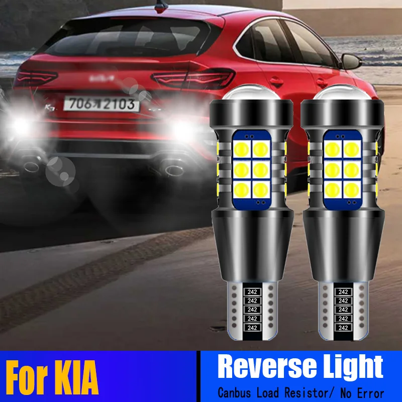 Фонарь задний светодиодный W16W 921 T15 2 шт. для Kia K2 K3 K4 K5 KX3 Sportage SL JE _ KM/Spectra 5/Magentis Optima Rio